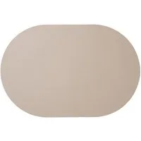 ASA SELECTION Platzset ASA Selection Tischset oval Lederoptik, Stone