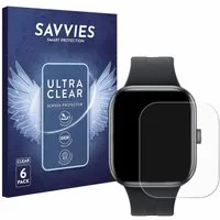 Savvies Displayschutzfolie Schutzfolie für Xiaomi Redmi Watch 5, 6 Stück, Displayschutz Schutz Folie Klar Transparent