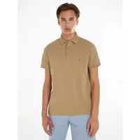 Tommy Hilfiger Poloshirt 1985 SLIM POLO Markenstickerei, aus Baumwoll-Piqué