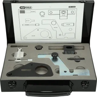 KS Tools Motoreinstell-Werkzeug-Satz für Jaguar - Land Rover, 8-tlg - 400.4465