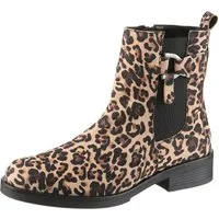 Gabor Chelseaboots, Blockabsatz, Businessschuh, Stiefelette mit Schmuckelement