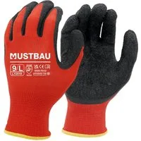 Mustbau Arbeitshandschuhe (3-St) Gartenhandschuhe Montagehandschuhe,12/6/3 Pack,Größe:S/M/L/XL