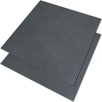 Katara Grundbauplatte 50x50 Noppen, verschiedene Farben Konstruktionsspielsteine, (2er Set), Dunkel Grau, 100% Kompatibel Sluban, Papimax, Q-Bricks, LEGO®