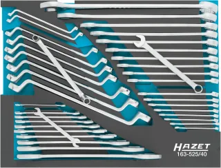 HAZET Schraubenschlüssel-Satz Einlage 40-teilig - 163-525/40