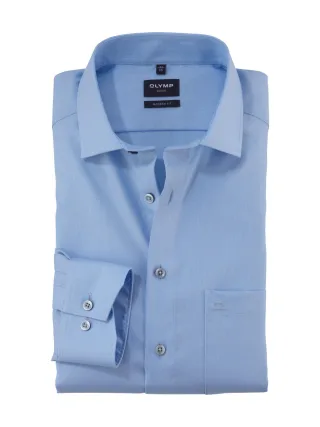 OLYMP - Hemd - Modern fit blau - Gr. - 41