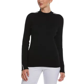 Callaway - Pullover Top für Damen, Stehkragen (Schwarz)