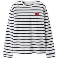 Name It Langarmshirt NKFTOVELINA LS NREG TOP Baumwolle, regular fit