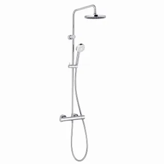 Kludi LOGO BASIC THERMOSTAT DUAL SHOWER SYSTEM chrom, 6809405-00 6809405-00