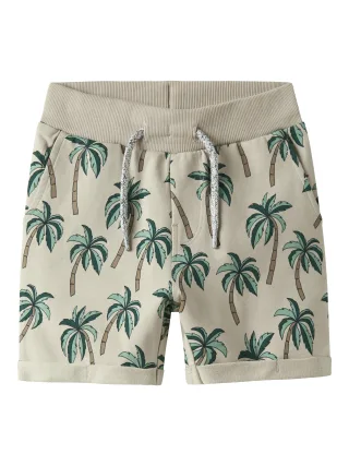 NAME IT - NMMVERMO AOP LONG SWE SHORTS UNB peyote - Gr. - 122