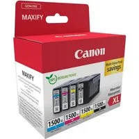 Canon PGI-1500XL Multipack BK/C/M/Y Tinte mit hoher Reichweite Tintenpatrone