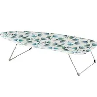 ADOB Tischbügelbrett Tischbügelbrett Minibügelbrett kleines Bügelbrett, 70x30 cm, klappbar, Bügelfläche 74,00x30,00 cm, Motiv Baumwollbezug abnehmbar und waschbar