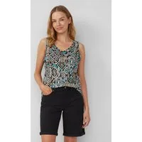 s.Oliver Muscleshirt T-Shirt Jersey-Top mit Cut-out und Schleife
