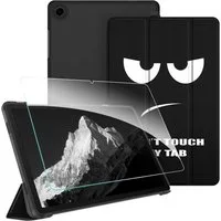 Fintie Tablet-Hülle für Samsung Galaxy Tab A11+ Plus 11 Zoll 2025 / Tab A9+ Plus 11'' 2023 11 Zoll, mit Schutzfolie, Ultradünn Schutzhülle mit Translucent Rückseite Cover