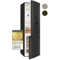 exquisit Kühl-/Gefrierkombination KGC265-70-WS-040E, Wasserspender, 4+-Gefrieren, wechselbarer Türanschlag