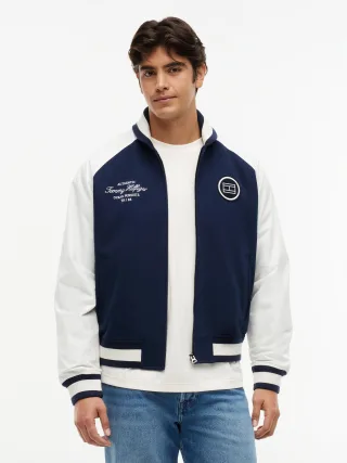 NAUTICAL SHAWL BOMBER JACKET Carbon Navy - Gr. - XL