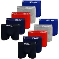LOREZA Boxershorts 10er Pack Jungen Boxershorts Unterhosen - 92-170 (Spar-Packung, 10-St)