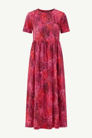 Rich & Royal - Printed Midi Dress mulberry - Gr. - 38