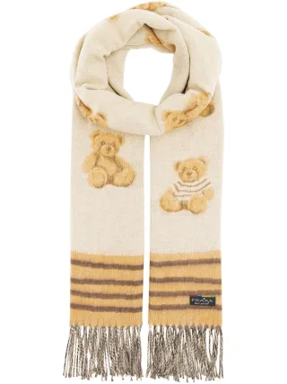 fraas - Polyacryl Schal Cashmink-Schal mit süßem Teddy-Design - Gr. - OS