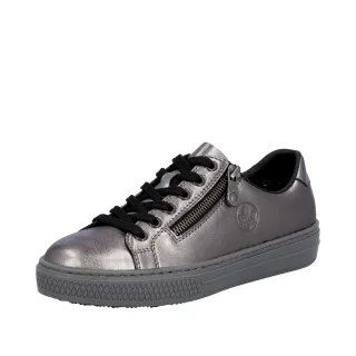 Rieker Sneaker mit Memosoft-Innensohle, Freizeitschuh, Halbschuh, Schnürschuh