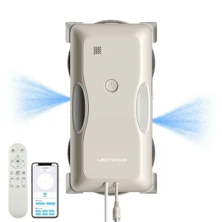 [EU Direct] Liectroux G8 Window Cleaning Robot, 3000Pa Suction, 2-Way Water Spray,Dry & Wet Mop, App & Remote Control, V