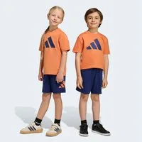 adidas Sportswear Trainingsanzug LK BL T-SET 160 (2-tlg), für Kinder, zweiteilig, aus Baumwolle