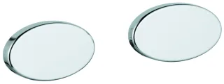 Grohe Abdeckkappe 10099 chrom 2 Stück für Griff Grotherm 1000, 1009900M 1009900M