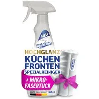 Reinhorn Fettlöser für Küchen - Spezial Reiniger für Hochglanz Küchenfronten Küchenreiniger (Spezial Reiniger für Hochglanz Küchenfronten,Entfetter)