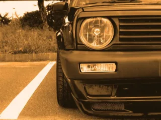 Grillspoiler Spoiler Kühlergrill Sportgrill für VW Golf II 2 und Jetta II