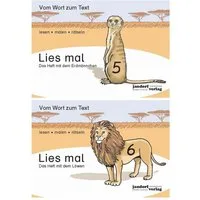 Lies mal - Die Hefte 5 und 6 im Paket (Erdmännchen und Löwe) Vom Wort / Peter Wachendorf, Vom Wort zum Text - Anfangslesen, X