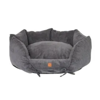 PET & Co. Pet & Co Hundebett Ronny Cord Luxus grau/ grau L
