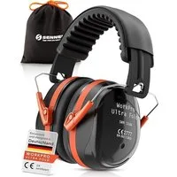 Senner Kapselgehörschutz WorkPro Ultra, Gehörschutz für Arbeit & Freizeit – Größenverstellbar, (Hochwertige Lärmschutz Kopfhörer mit SNR von 33-34 dB), Unisex Ohrenschützer