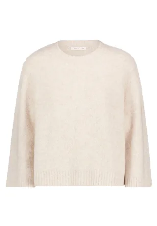 Betty & Co - Strickpullover Bright Cream Melange - Gr. - 36