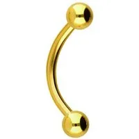 PIERCINGLINE Bauchnabelpiercing Chirurgenstahl Banane (Bananen, 1-tlg)