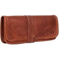 STILORD Etui "Lenny" Federmäppchen Leder Vintage