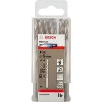 PRO Stainless Steel HSS-Co Spiralbohrer, Ø 6mm 10 Stück, Arbeitslänge 57mm
