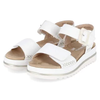 Remonte Sandalen  Weiß - Gr. 41 -  Textil und Synthetik