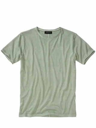 Mey & Edlich Herren Mineralisches T-Shirt Grün 100 % Baumwolle (bio)