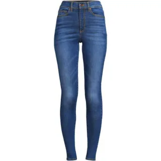 Skinny Fit Jeans High Waist für Damen, Damen, size: regular, Blau, Baumwoll-Mischung, by Lands' End