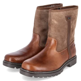 Rieker Winterboots - Gr. 41 - Braun - Leder