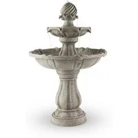 blumfeldt Wasserspiel Vogelsbrunn, 60 cm Breite, (Set, inkl. Pumpe,Solarpanel,LED-Beleuchtung und Anschlussmaterial), spring zimmer zier brunnen led-beleuchtung terasse solar outdoor