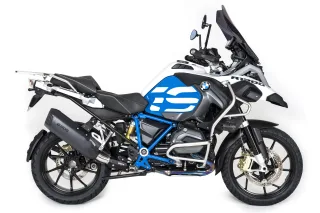 Sport Auspuff BOS Desert Fox Edition BLACK BMW R 1200 GS /Adventure Bj. 2017-2018 EURO-4 +ABE