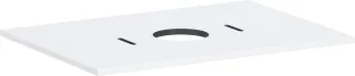 Hansgrohe Konsole Xilesa E 780x550mm m.Ausschnitt mitt.f.Aufsatzwasch.o.Hl mattweiss, 54275700 54275700
