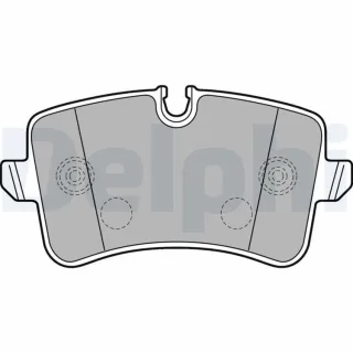 Delphi Bremsbel?ge hinten Audi A8 LP2226