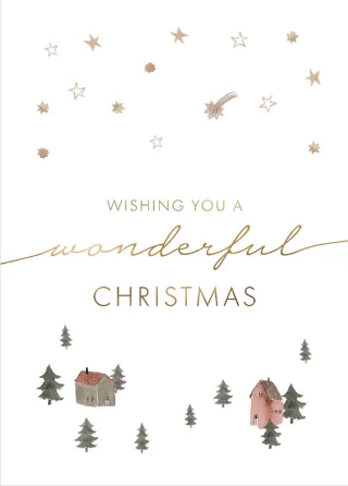 Leevje Postkarte wishing you a wonderful christmas