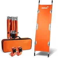 pulox Erste-Hilfe-Set Krankentrage KTG-200 - 3x Klappbare professionelle Notfalltrage