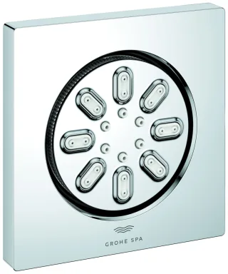 Grohe Seitenbrause 26802 Rainshower Aqua eckige Form chrom, 26802000 26802000