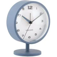 Karlsson Uhr Wecker Brisk Dome Alarm Clock Classic Blue
