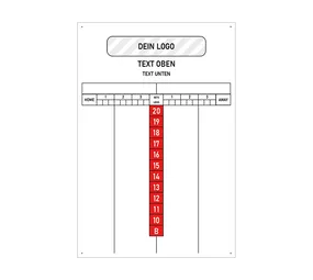 Scoreboard mit Wunschdruck 40 x 60 cm