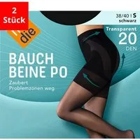 Nur Die Feinstrumpfhose Bauch-Beine-Po, 20 Den (2 St)
