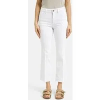 Milano Italy Weite Jeans mit offener Kante am Saum